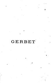 Cover of: Gerbet, sa vie, ses oeuvres by Antoine Ricard