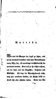Cover of: Grundriss der Logik by Johann Heinrich Tieftrunk