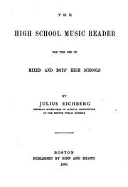 Cover of: The High School Music Reader by Julius Eichberg