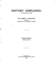 Cover of: History Simplified: An International Primer by Albert Joseph Edmunds