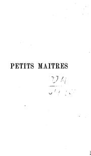 Cover of: Impressions de Hollande: Petits maîtres