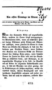 Cover of: Homiletische Vorträge für Sonn- und Festtage by Johann Emanuel Veith, Johann Emanuel Veith