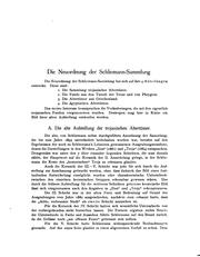 Cover of: Heinrich Schliemann's Sammlung trojanischer Altertümer