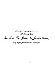 Cover of: Historia de Nuestra Señora de San Juan de los Lagos y del culto de esta milagrosa imagen