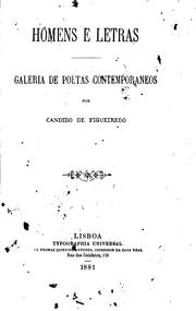 Cover of: Homens e letras, galeria de poetas contemporaneos