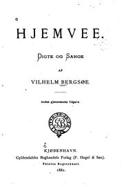 Cover of: Hjemvee: digte og sange