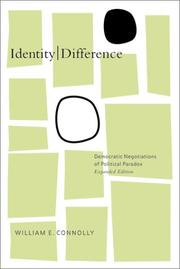 Identity\difference by William E. Connolly