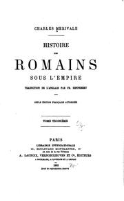 Cover of: Histoire des romains sous l'empire