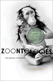 Cover of: Zoontologies | Cary Wolfe
