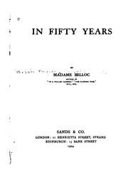 Cover of: In Fifty Years
