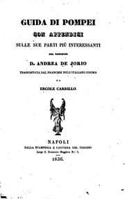 Cover of: Guida di Pompei con appendici sulle sue parti più interessanti