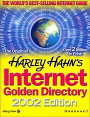 Cover of: Harley Hahn's Internet Golden Directory with CDROM (Yellow Pages) by Harley Hahn