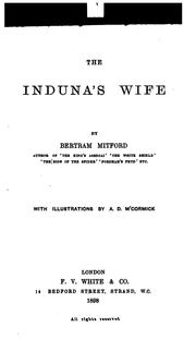 The Induna's Wife by Bertram Mitford