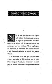 Cover of: I critici italiani e la metrica delle Odi barbare: discorso by Giuseppe Chiarini