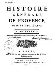 Cover of: Histoire générale de Provence ...