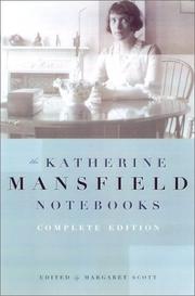 Cover of: The Katherine Mansfield notebooks by Katherine Mansfield