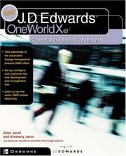 Cover of: J.D. Edwards OneWorld Xe: object management workbench