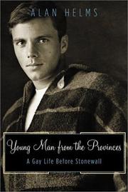 Cover of: Young man from the provinces by Alan Helms