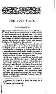 Cover of: The Holy State and the Profane State