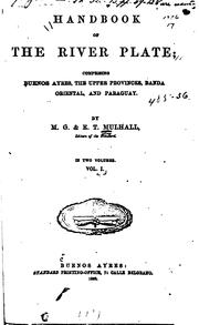 Handbook of the River Plata by Michael George Mulhall