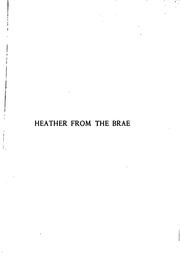 Cover of: Heather from the Brae: Scottish Character Sketches