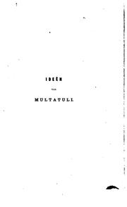 Cover of: Ideën by Multatuli, Multatuli