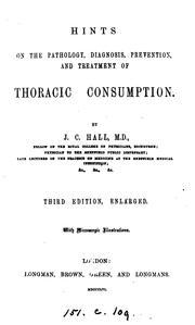 Cover of: Hints on the pathology [&c.].