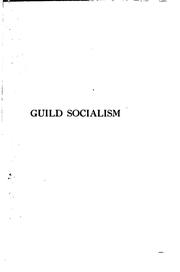 Cover of: Guild Socialism: An Historical and Critical Analysis