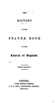 Cover of: The History of the Prayer Book of the Church of England | Edward Berens