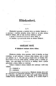 Cover of: Hláskosloví jazyka českého