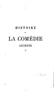 Cover of: Histoire de la comédie