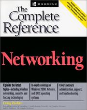 Cover of: Networking: the complete reference