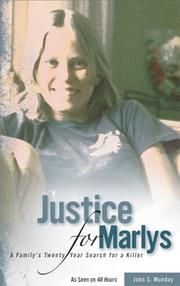 Cover of: Justice For Marlys: A Family's Twenty Year Search for a Killer