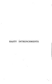 Cover of: Hasty intrenchments, tr. by C.A. Empson