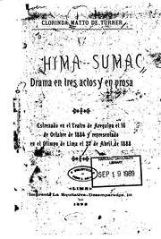 Cover of: HIMA--SUMAC: Drama en tres actos y en prosa