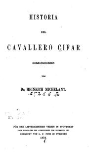 Cover of: Historia del Cavallero Cifar