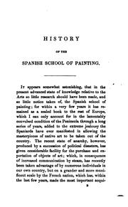 The History of The Spanish School of Painting: To which is Appended an .. by Thomas Ashe