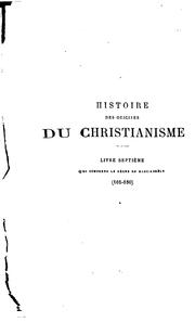 Cover of: Histoire Des Origines Du Christianisme by Ernest Renan