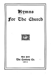 Cover of: Hymns for the Church