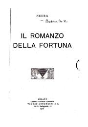 Cover of: Il romanza della fortuna by Anna Zuccari Radius