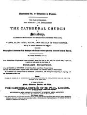 The history and antiquities of the cathedral church of Salisbury by John Britton