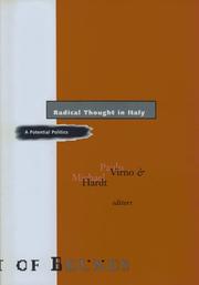 Cover of: Radical Thought in Italy: A Potential Politics (Theory Out Of Bounds)
