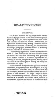 Cover of: Health-exercise