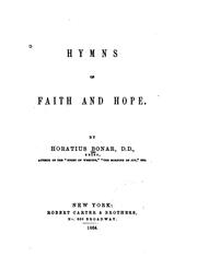 Cover of: Hymns of Faith and Hope [First Series] by Horatius Bonar