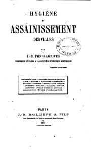 Cover of: Hygiene et assainissement des villes