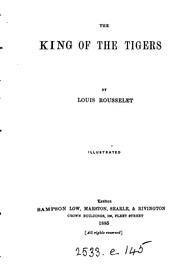 Cover of: The king of the tigers [tr. from La peau du tigre].