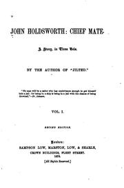 Cover of: John Holdsworth: Chief Mate: A Story in Three Vols by William Clark Russell, William Clark Russell
