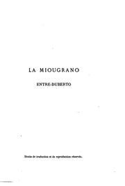 Cover of: La miougrano entre-duberto by Théodore Aubanel