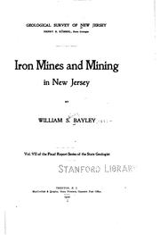 Cover of: Iron Mines and Mining in New Jersey