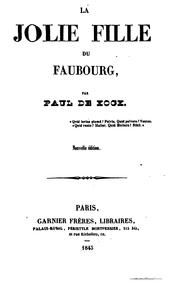 Cover of: La jolie fille du Faubourg